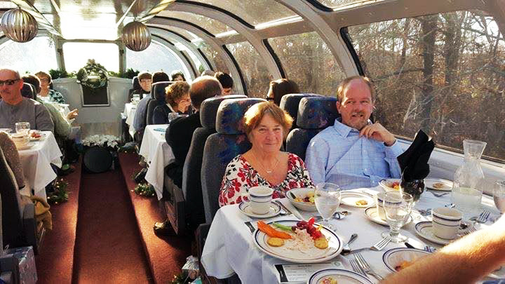 Dining on the Cape Cod Central Railroad